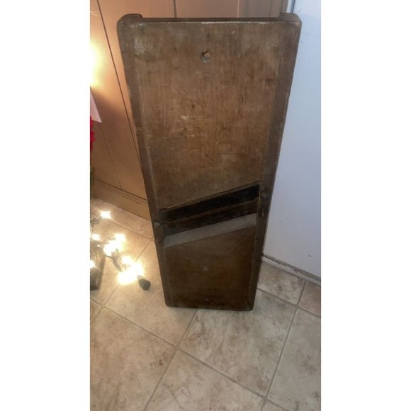 Vintage Slaw Cutter/Decorative Mandolin Antique Farmhouse Primitive Decor Hangin - Picture 2 of 2